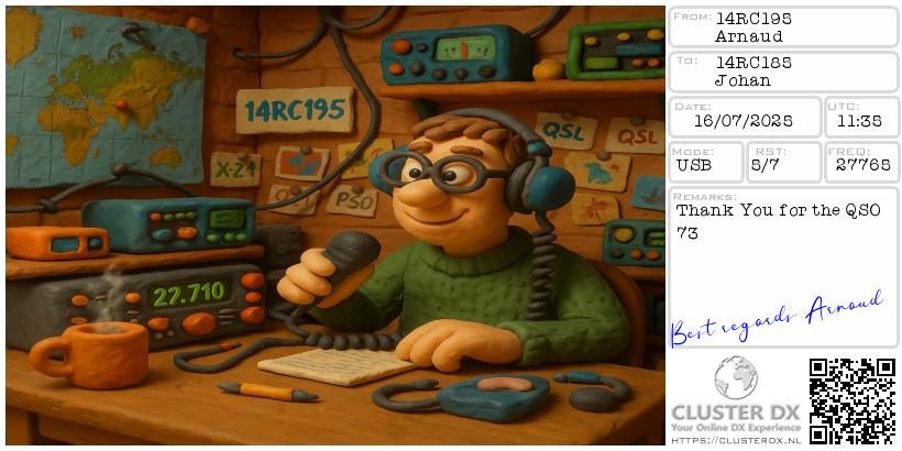 eQSL de 14RC195 ARNAUD - France 🇫🇷