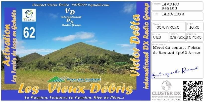 eQSL de 14VD106 RENAUD - France 🇫🇷