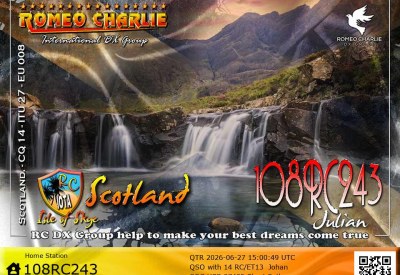 eQSL 108RC243 JULES — Écosse