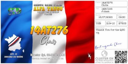 eQSL 14AT276 CHRIS