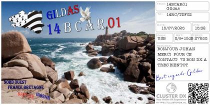 eQSL 14BCAR01 GILDAS