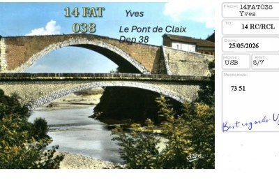 eQSL 14FAT038 YVES — France