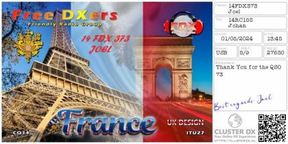 eQSL 14FDX373 JOEL