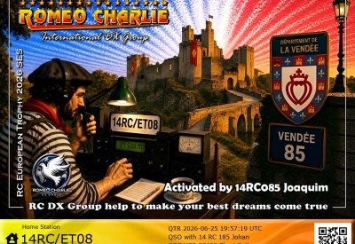 eQSL reçue de 14RC-ET08 JOAQUIM, France – contact DX bande 11 mètres 27 MHz