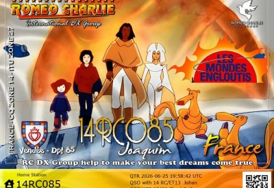 eQSL reçue de 14RC085 JOAQUIM, France – contact DX bande 11 mètres 27 MHz