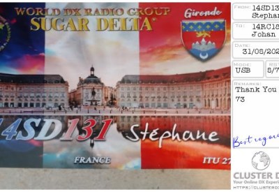 eQSL 14SD131 STEPHANE — France