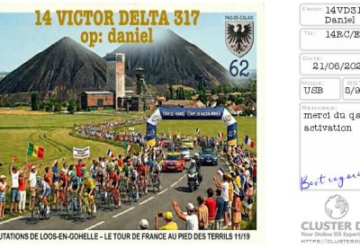 eQSL 14VD317 DANIEL — France