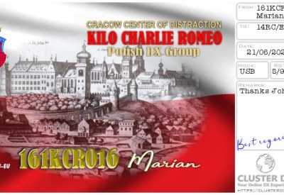 eQSL 161KCR016 MARIAN — Pologne