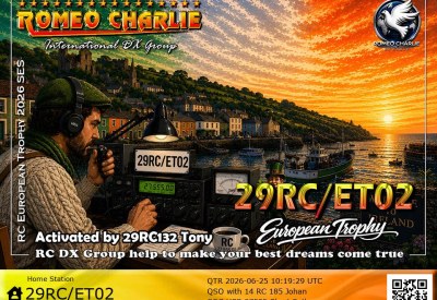 eQSL reçue de 29RC-ET02 TONY, Irlande – contact DX bande 11 mètres 27 MHz