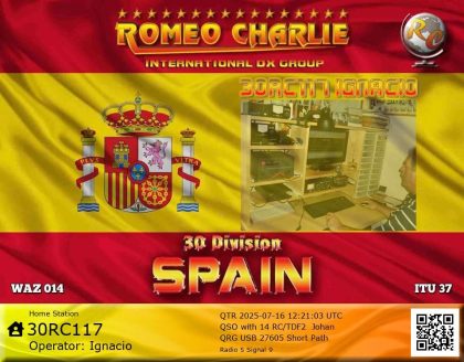 eQSL 30RC117 IGNACIO