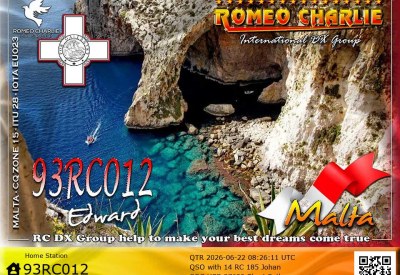 eQSL 93RC012 EDWARD — Malte