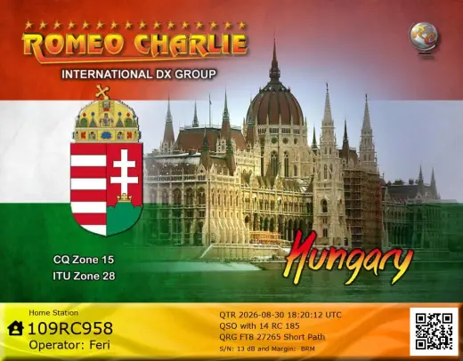 eQSL 109RC958 FERI
