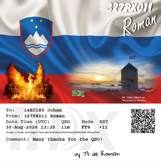 eQSL 327PX011 ROMAN