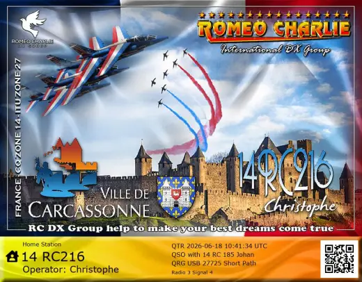 eQSL 14RC216