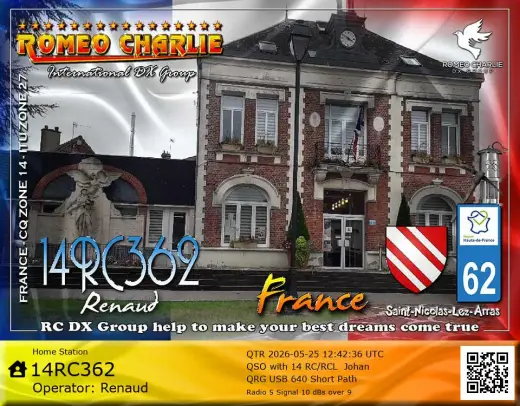 eQSL 14RC362