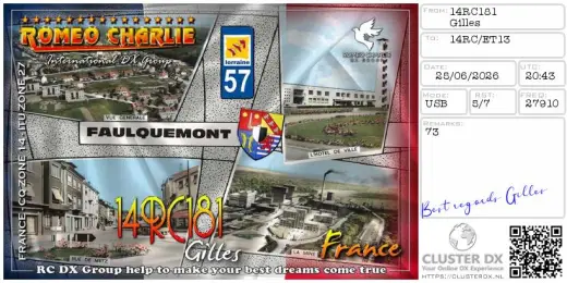 eQSL 14RC181